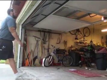 garage door screen installation